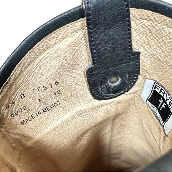 FRYE Tall Jackie Button Slouchy Leather Boots - Picture 9 of 10